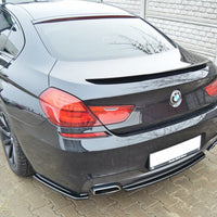 Maxton Design - CENTRAL REAR SPLITTER BMW 6 GRAN COUPE M-SPORT (VERTICAL BARS) (2013-2018)