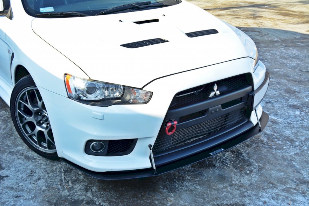 Maxton Design - FRONT RACING SPLITTER V.2 MITSUBISHI LANCER EVO X (2005-2017)