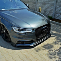 Maxton Design - FRONT SPLITTER V.1 AUDI S6 / A6 C7 S-LINE (2011-2014)