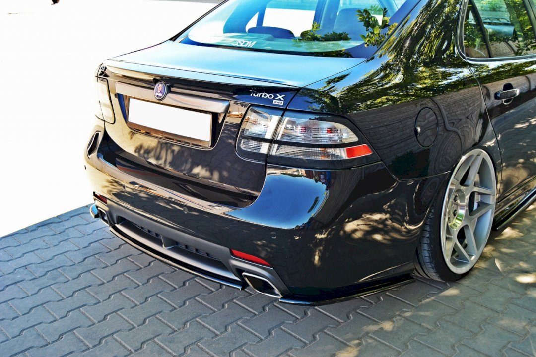 Maxton Design - CENTRAL REAR SPLITTER SAAB 9-3 TURBO X (2007-11)
