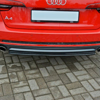 Maxton Design - CENTRAL REAR SPLITTER AUDI A4 B9 S-LINE AVANT (2015 - UP)
