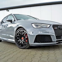 Maxton Design - FRONT SPLITTER V.2 AUDI RS3 8VA SPORTBACK PRE-FACELIFT (2015-2016)