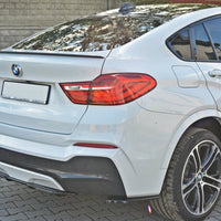 Maxton Design - CENTRAL REAR SPLITTER BMW X4 M-PACK (WITH A VERTICAL BAR)