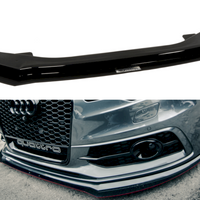 Maxton Design - FRONT RACING SPLITTER AUDI A6 C7 S-LINE (2 SPLITTERS = 1 SET) (2011-2014)