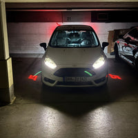 Ford Fiesta MK7 / MK7.5 - ST Logo Projector Puddle Light Replacement Units (Multiple Colours) 2013-2017