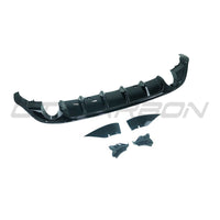 VOLKSWAGEN GOLF GTI/GTD MK7/7.5 2017-2020 GLOSS BLACK DIFFUSER