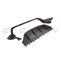 PORSCHE TAYCAN 2020-2024 CARBON FIBRE DIFFUSER