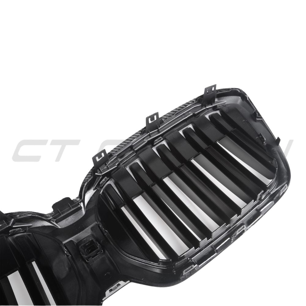 BMW G08 IX3 LCI 2021-2024 DOUBLE SLAT CARBON FIBRE GRILLE