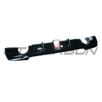 BMW 3 SERIES E92/E93 2006-2013 GLOSS BLACK LED DIFFUSER - DUAL EXIT
