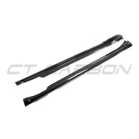 PORSCHE TAYCAN 2020-2024 CARBON FIBRE SIDE SKIRTS