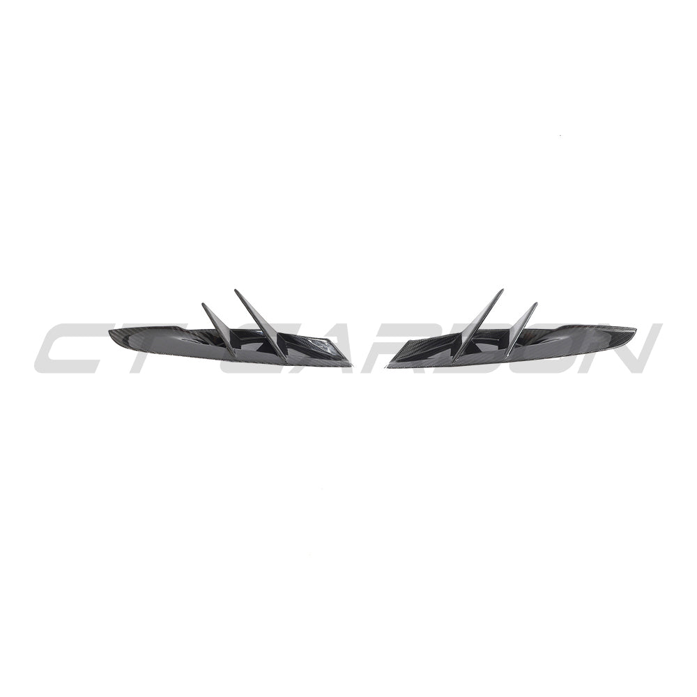 TOYOTA SUPRA 2019+ A90 CARBON FIBRE FRONT BUMPER VENT TRIM