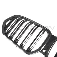 BMW X6 G06 2023+ LCI DOUBLE SLAT PRE PREG CARBON FIBRE GRILLE