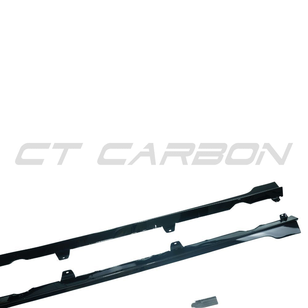 VOLKSWAGEN GOLF GTI/GTD MK7/7.5 2014-2020 GLOSS BLACK SIDE SKIRTS - TC STYLE