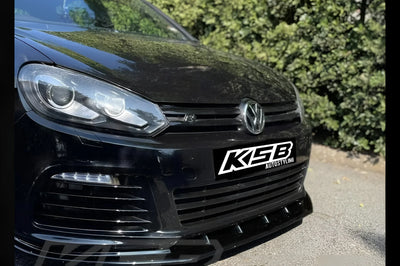 VW GOLF MK6 R FRONT SPLITTER
