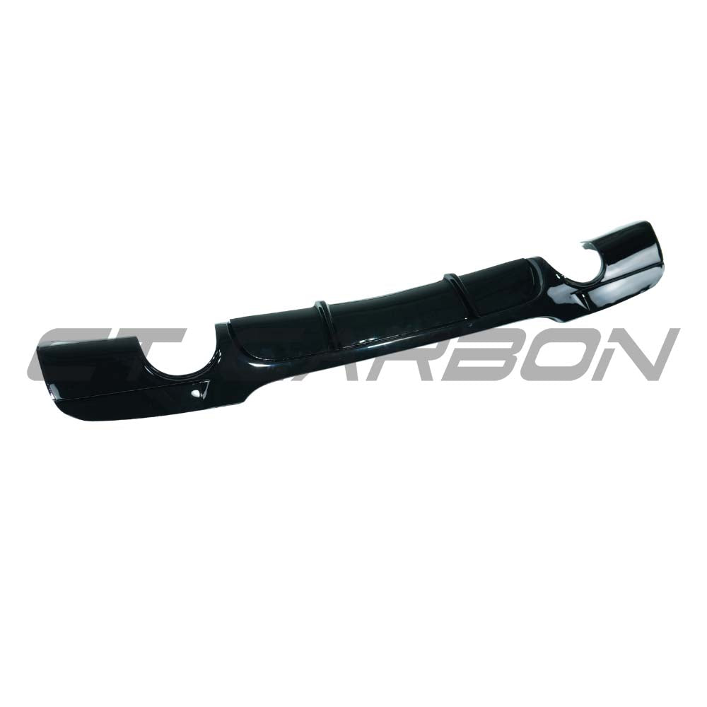 BMW 3 SERIES E90/E91 2005-2011 PRE-LCI GLOSS BLACK DIFFUSER - DUAL EXIT