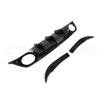 AUDI RS3 8Y 2022-2024 SALOON CARBON FIBRE DIFFUSER V1 - CT DESIGN