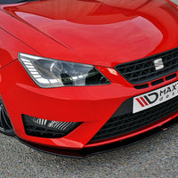 Maxton Design - FRONT SPLITTER SEAT IBIZA IV CUPRA (6J) FACELIFT