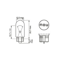 BriteVue 501 Number Plate LED Bulb Upgrade – 6500K Pure White (Pair) (T10 | W5W)