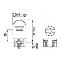 580 DRL Sidelight Bulbs – 6500K White | IllumiNite (7443 | T20 | W21/5w)