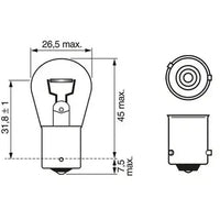 CEUK ChromoLite Mirror Indicator Bulbs | Offset Pin Amber Upgrade 581 (PY21w | 7507 | BAU15s)