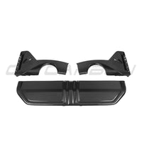 BMW 3 SERIES G20/G21 2022+ LCI CARBON FIBRE DIFFUSER - ROUND TIPS - V1