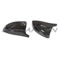 AUDI A3 S3 RS3 8V CARBON FIBRE MIRROR COVERS V2 - WITHOUT LANE ASSIST