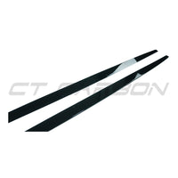 BMW 1 SERIES E82/E83/E87/E88 2004-2013 GLOSS BLACK SIDE SKIRTS
