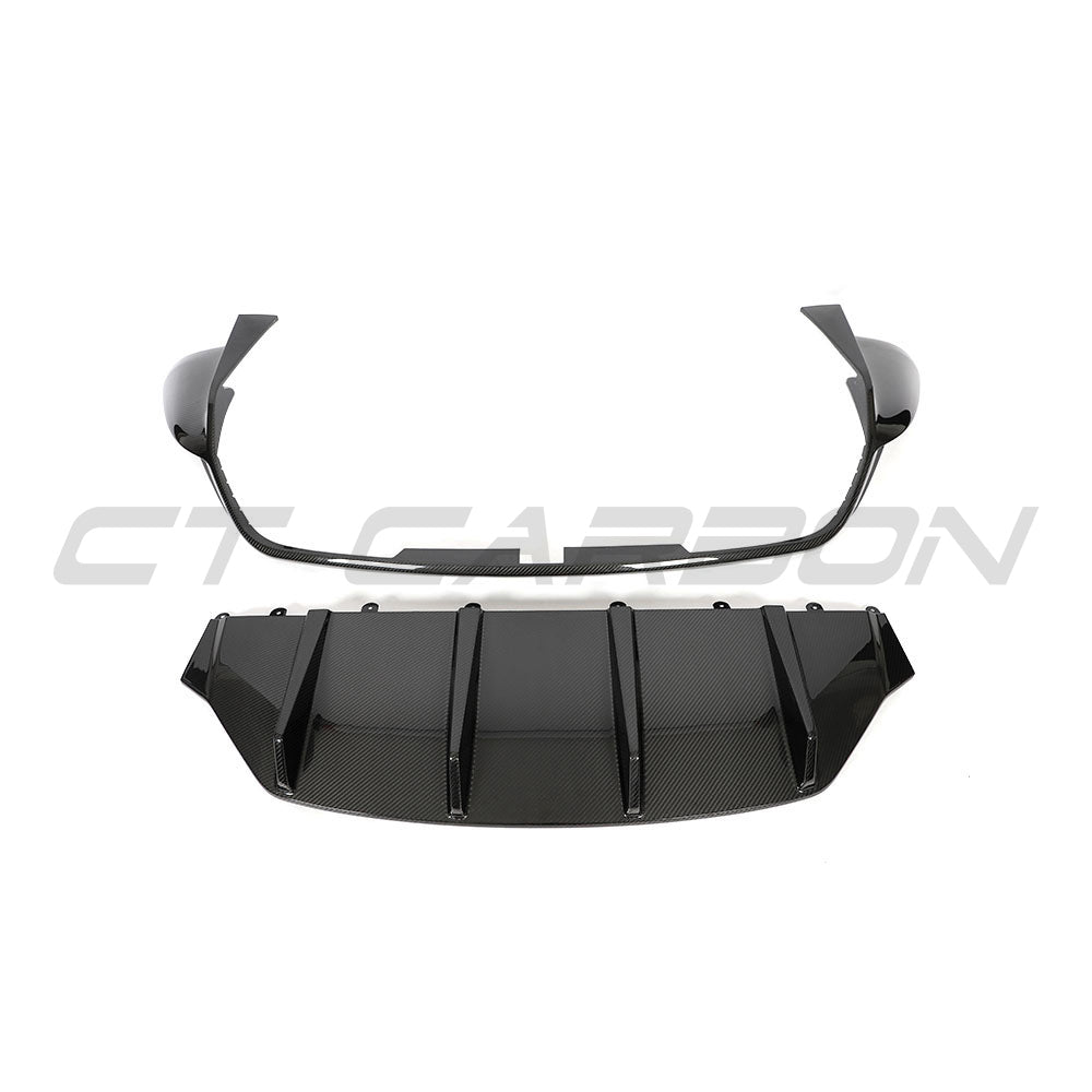 PORSCHE TAYCAN 2020-2024 CARBON FIBRE DIFFUSER