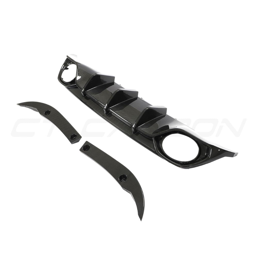 AUDI RS3 8Y 2022-2024 SALOON CARBON FIBRE DIFFUSER V1 - CT DESIGN