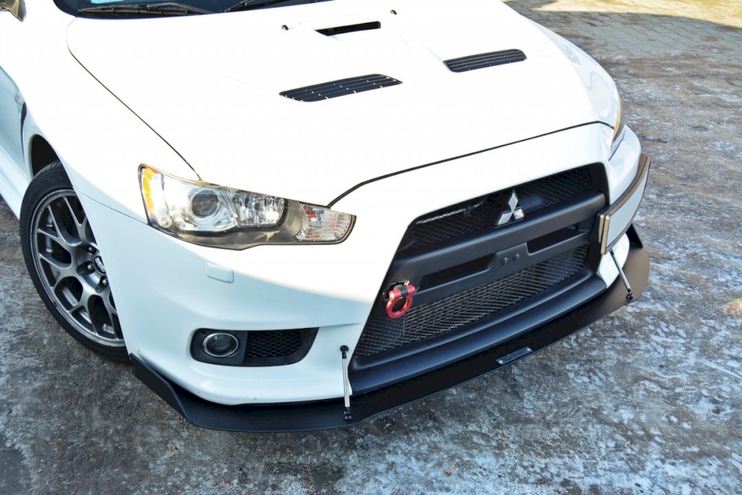 Maxton Design - FRONT RACING SPLITTER V.1 MITSUBISHI LANCER EVO X (2007-2015)
