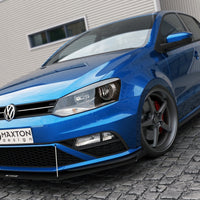 Maxton Design - Front Racing Splitter (with wings) Volkswagen Polo GTI Mk5 Facelift (2015-2017)