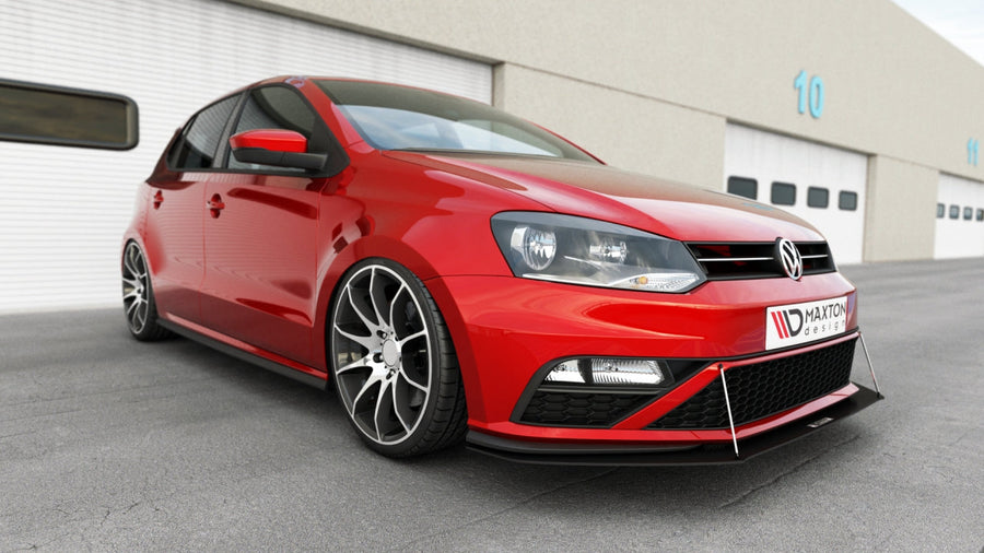 Maxton Design - FRONT RACING SPLITTER VW POLO MK5 GTI FACELIFT (2015-2017)