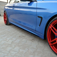 Maxton Design - RACING SIDE SKIRTS SPLITTERS BMW 4 F32 M-SPORT (2013-2016)