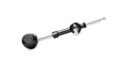 MMX Mini F56 Short Shifter Kit - Black Insert + Grey Shift Boot MMR14-1403-BL-G