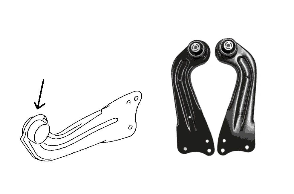 Audi TT MK2 & Audi Q3 RSQ3 (2007-2014)  Rear Trailing / Tie Bar to Chassis Bushes