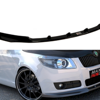 Maxton Design - FRONT SPLITTER SKODA FABIA II (PREFACE MODEL, STANDARD BUMPER