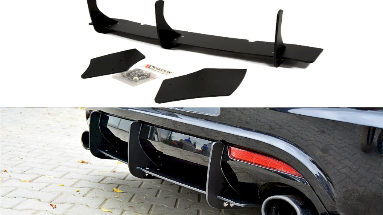 Maxton Design - VW SCIROCCO R REAR DIFFUSER & REAR SIDE SPLITTERS