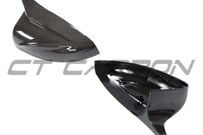 AUDI A3 S3 RS3 8V CARBON FIBRE MIRROR COVERS V2 - WITHOUT LANE ASSIST