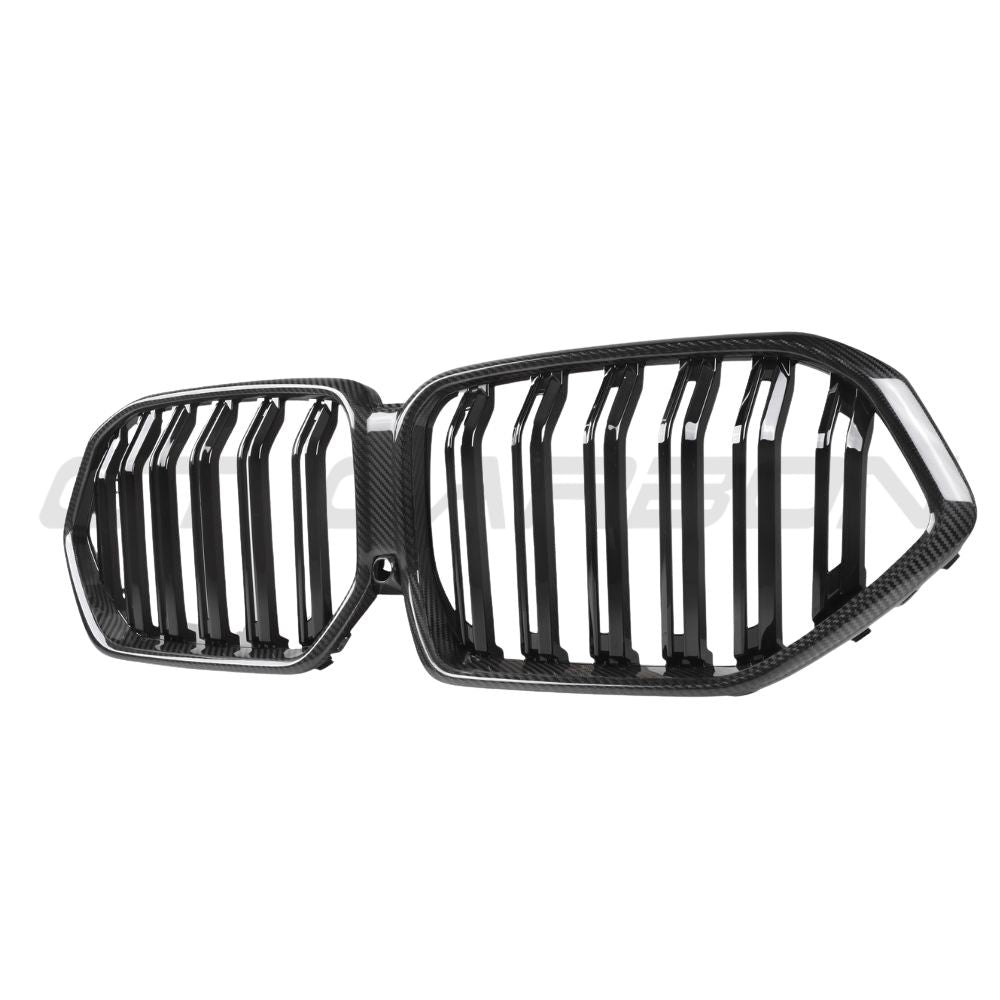 BMW X6 G06 & X6M F96 2019-2022 DOUBLE SLAT PRE-PREG CARBON FIBRE GRILLE