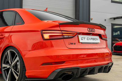 AUDI A3 S3 RS3 8V SALOON CARBON FIBRE SPOILER - V1