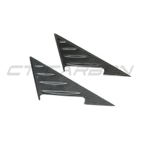 BMW G22/G23/G26 4 SERIES 2021+ DRY CARBON FIBRE MIRROR PILLAR TRIM