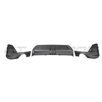 BMW 3 SERIES G20/G21 2022+ LCI CARBON FIBRE DIFFUSER - ROUND TIPS - V1