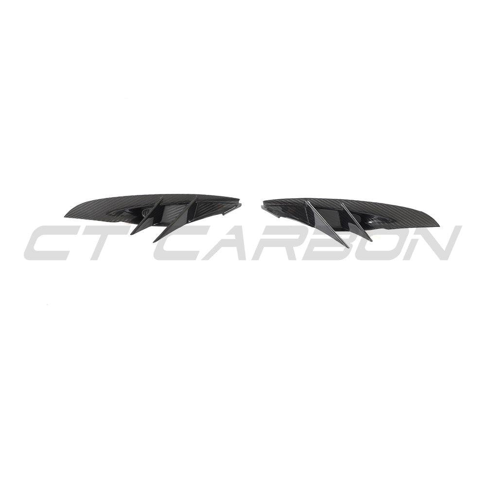 TOYOTA SUPRA 2019+ A90 CARBON FIBRE FRONT BUMPER VENT TRIM
