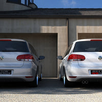 Maxton Design - REAR VALANCE VW GOLF VI WITH 2 EXHAUST HOLE