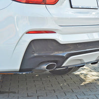 Maxton Design - CENTRAL REAR SPLITTER BMW X4 M-PACK (WITH A VERTICAL BAR)