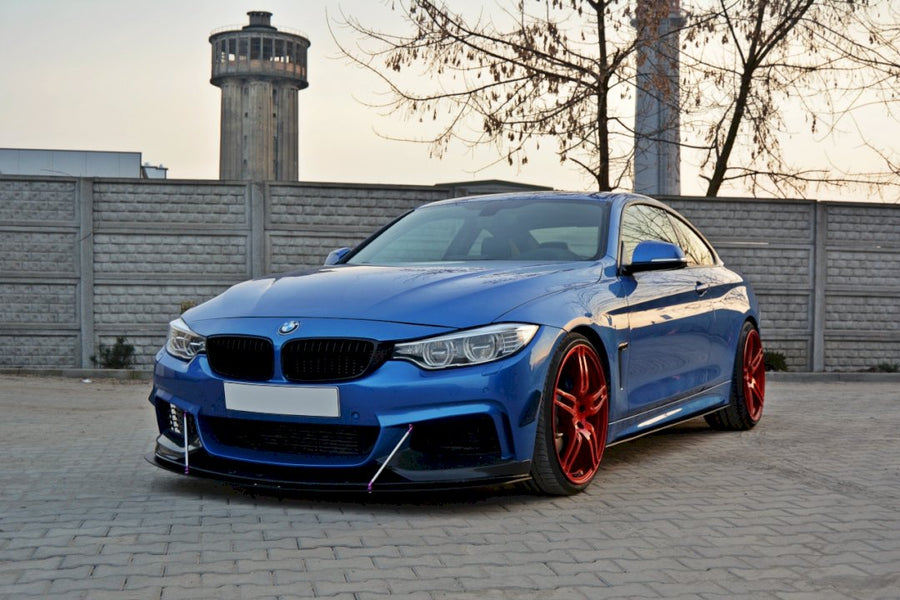 Maxton Design - FRONT RACING SPLITTER V.3 BMW 4 F32 M-SPORT & M-PERFORMANCE (2013-2016)
