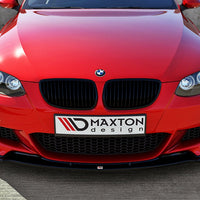 Maxton Design - FRONT SPLITTER BMW 3 E92 M-SPORT (PREFACE MODEL FITS M PERFORMANCE SPLITTERS) 2006-2009