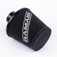 RamAir Universal Foam Cone Filter With Metal Base - 90MM INLET