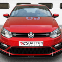 Maxton Design - FRONT RACING SPLITTER VW POLO MK5 GTI FACELIFT (2015-2017)