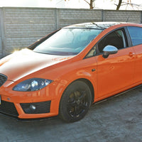 Maxton Design - FRONT SPLITTER V.2 SEAT LEON MK2 CUPRA / FR (FACELIFT)